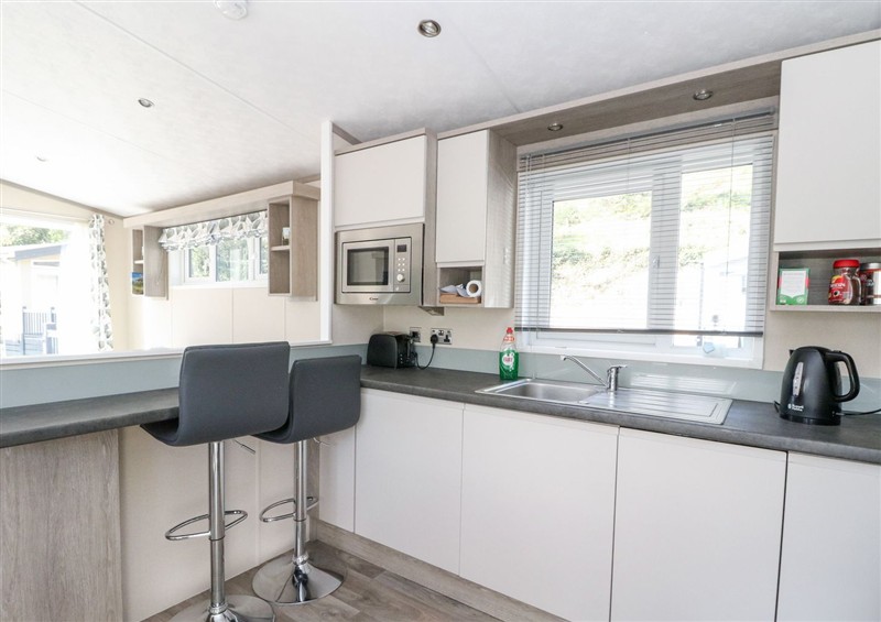 Kitchen at Altair Lodge, St Fillans