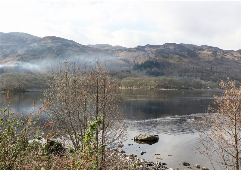 The setting of Altair Lodge at Altair Lodge, St Fillans