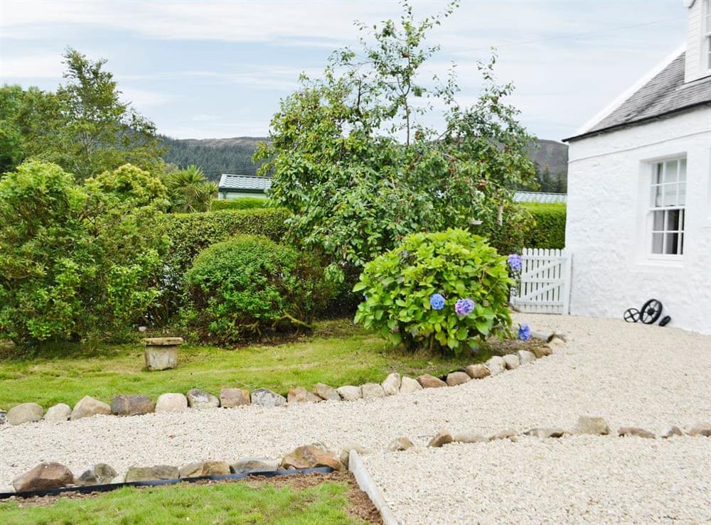 Lovely garden with views at Altbeg in Isle of Arran, Scotland