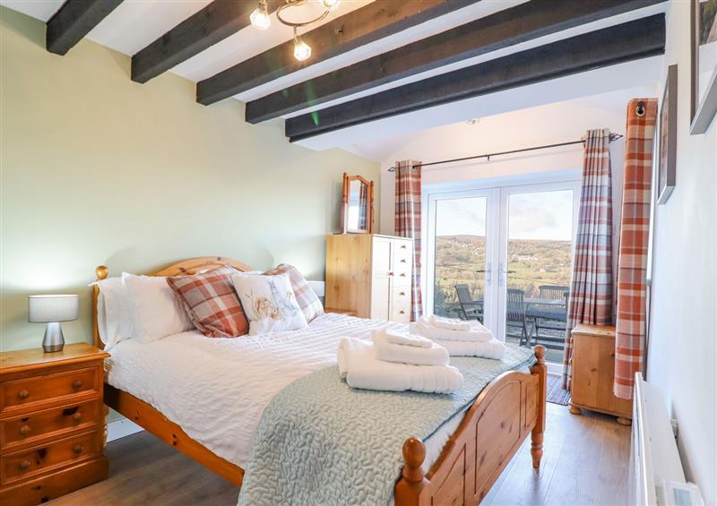 One of the bedrooms at Alwyn Cottage, Froncysyllte
