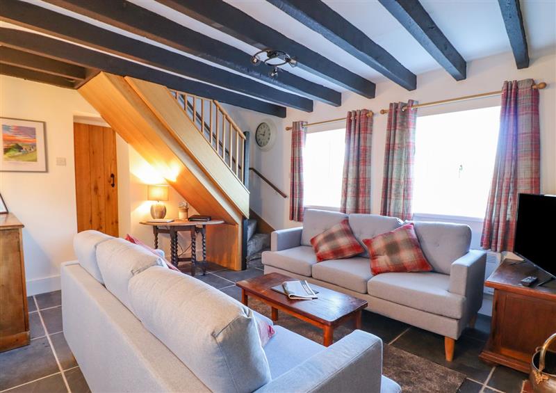 Relax in the living area at Alwyn Cottage, Froncysyllte