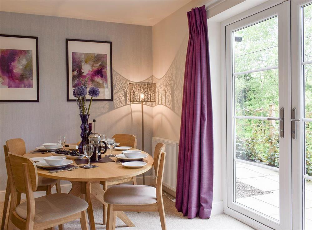 Convenient dining area at Am Tighndhuin in Killin, Perthshire