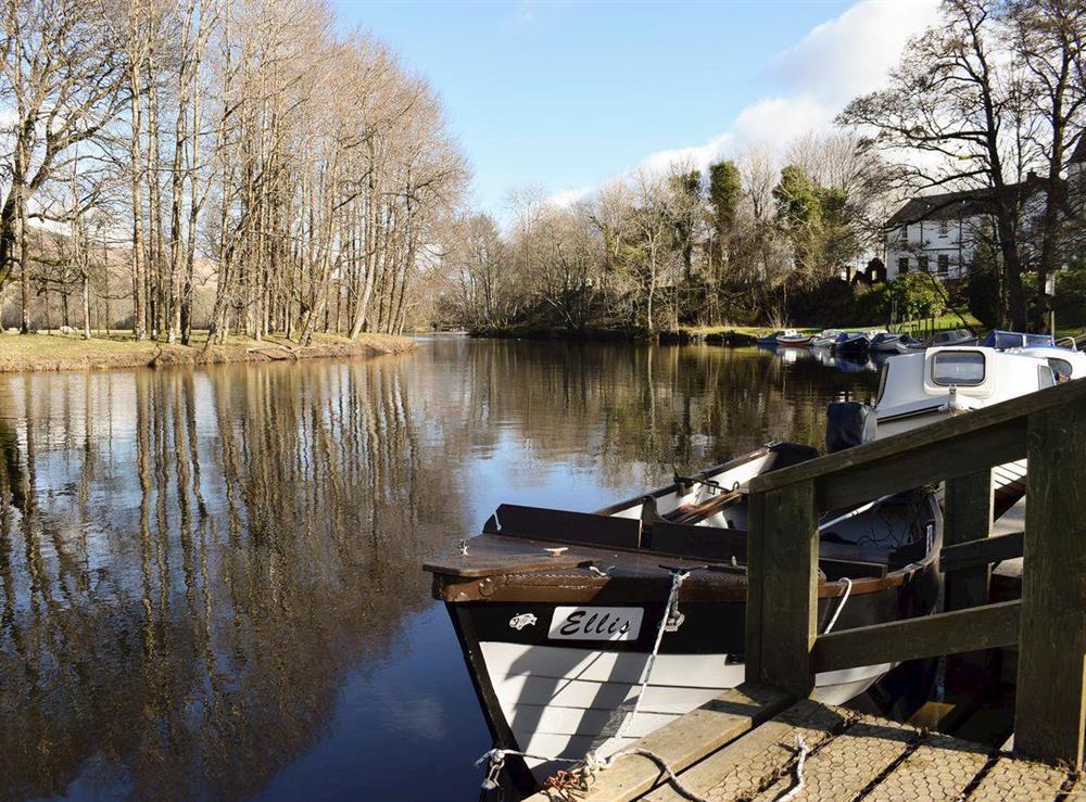 Idyllic riverside views locally at Am Tighndhuin in Killin, Perthshire
