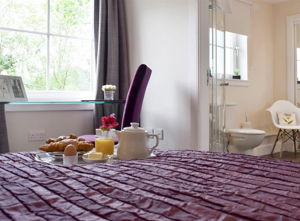 Relaxing double bedroom at Am Tighndhuin in Killin, Perthshire