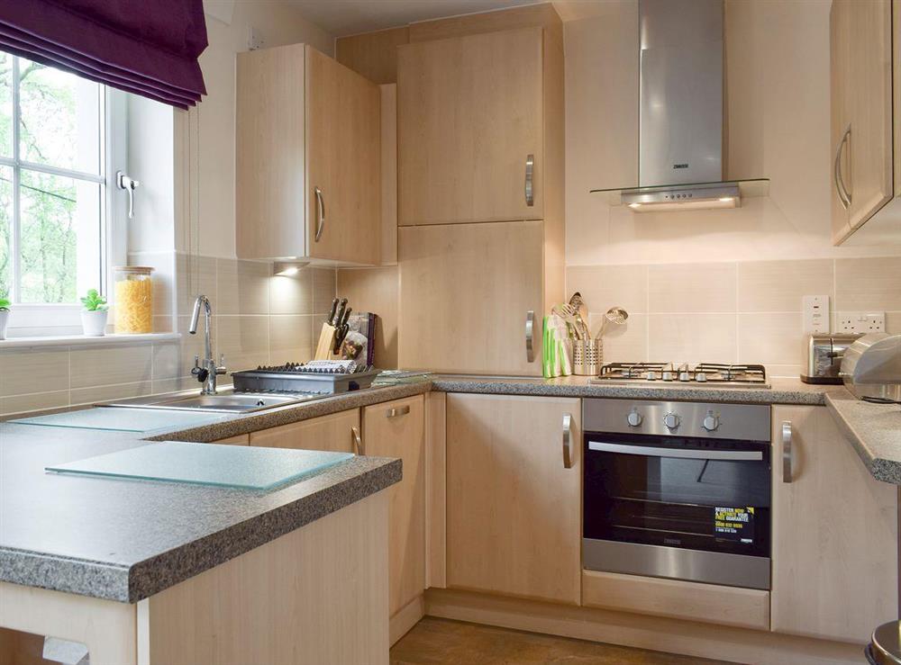 Spacious fitted kitchen at Am Tighndhuin in Killin, Perthshire