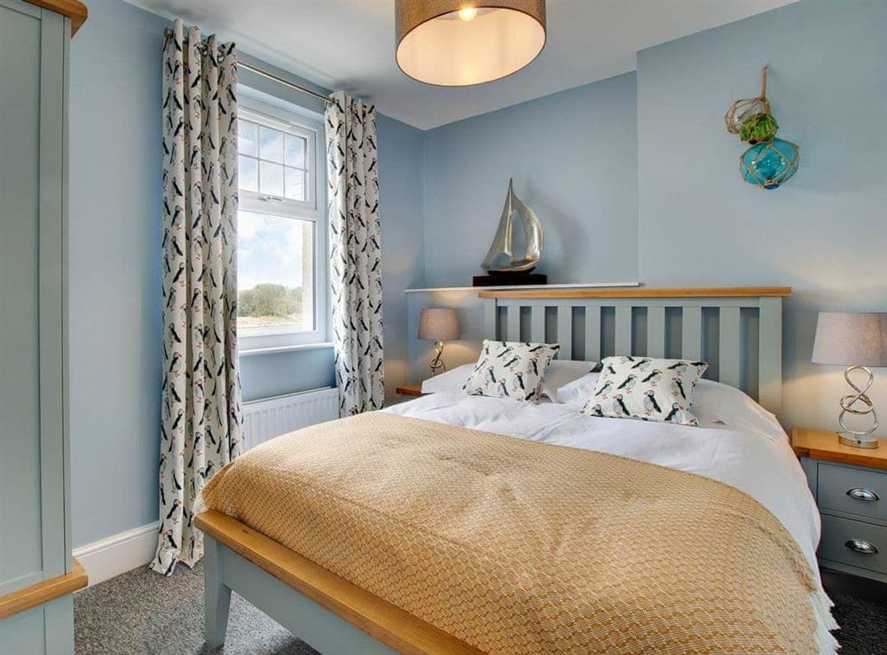 Relaxing double bedroom at Amber Waves in Seahouses, near Alnwick, Northumberland