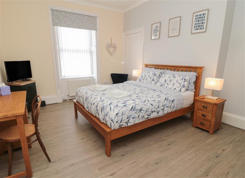 One of the bedrooms at Amble Watch, Amble