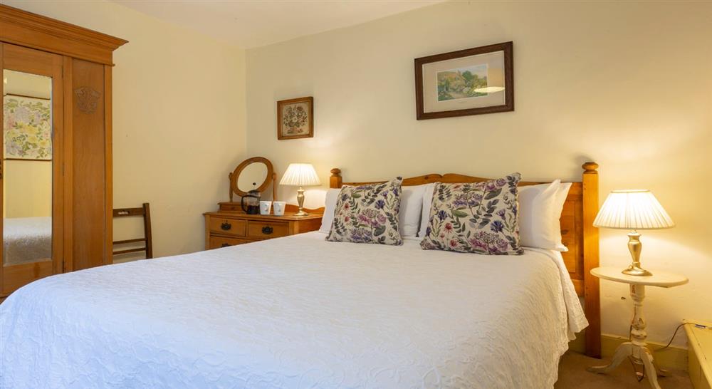 The double bedroom at Ambrey Cottage in Leominster, Herefordshire