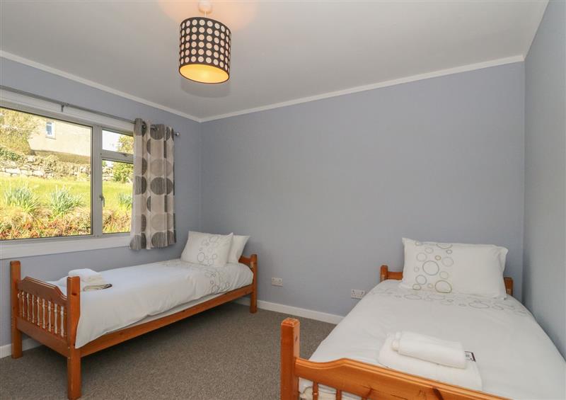 Twin bedroom at Ambruaich, Tayvallich, Argyll