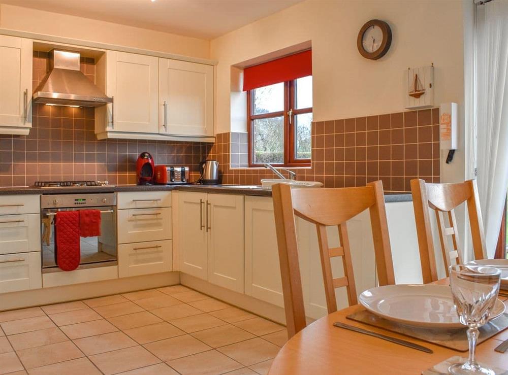 Kitchen/diner at Ammonite Cottage in Whitby, North Yorkshire