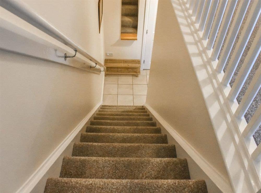 Stairs at Ammonite Cottage in Whitby, North Yorkshire