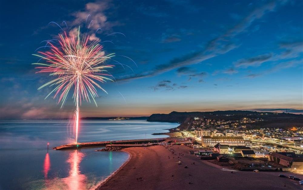 Fireworks over West Bay