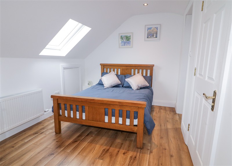 This is the bedroom at An Coirneal Ciun, Gortahork
