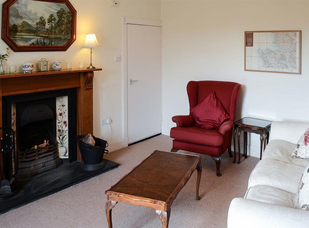 Living room at An Sealladh in Lochinver, near Baddidarach, Sutherland