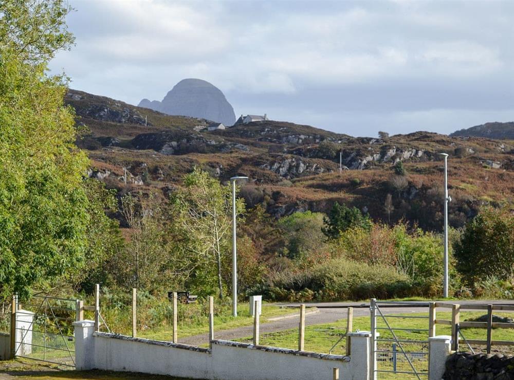 View from the property at An Sealladh in Lochinver, near Baddidarach, Sutherland