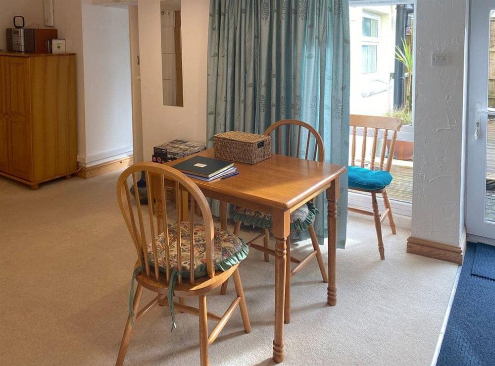 Dining Area at An Treveth Apartment in Penzance, Cornwall