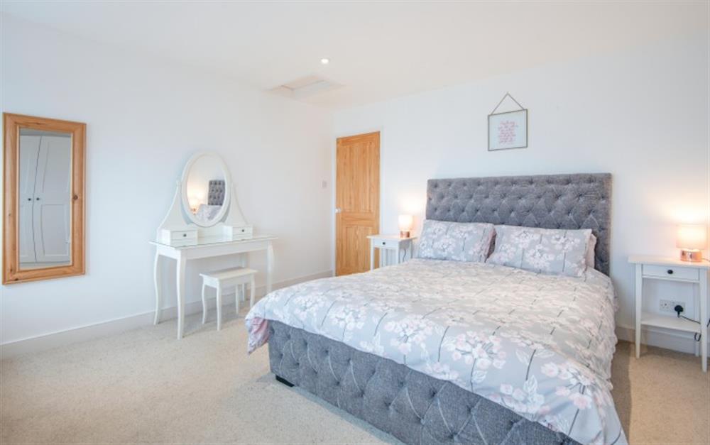Another view of the lovely master bedroom at Anchor Cottage in Beesands