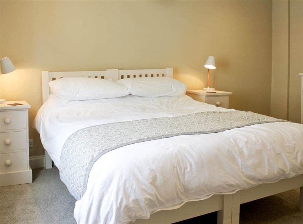 Modern style double bedroom at Anchor Cottage in Deal, Kent