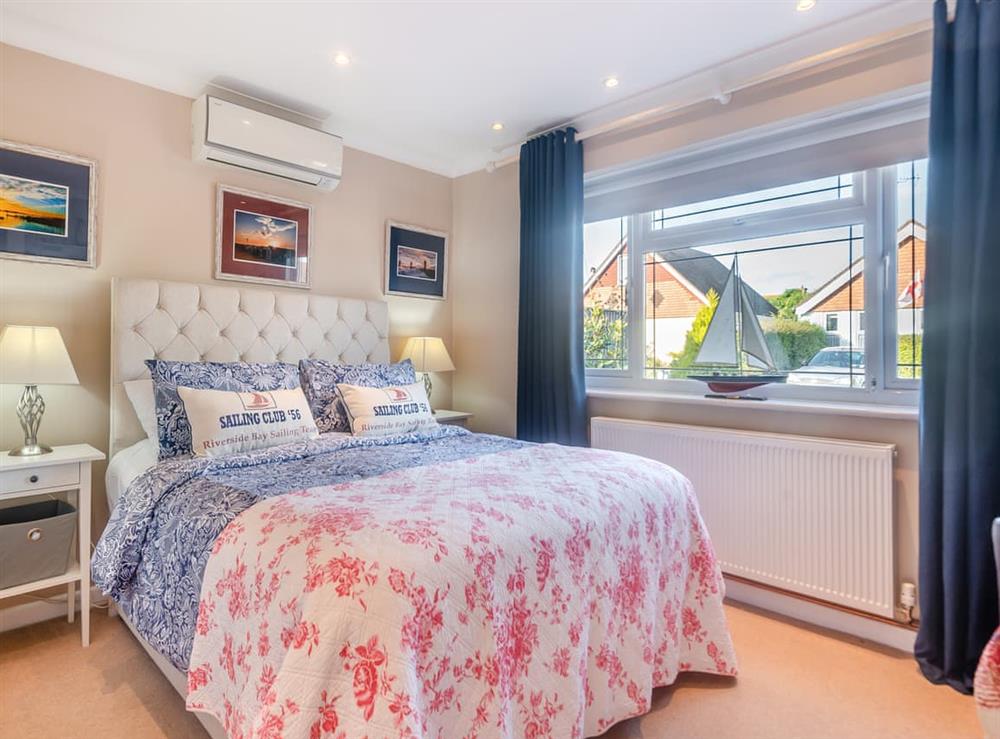 Double bedroom at Anchor Cottage in Hayling Island, Hampshire