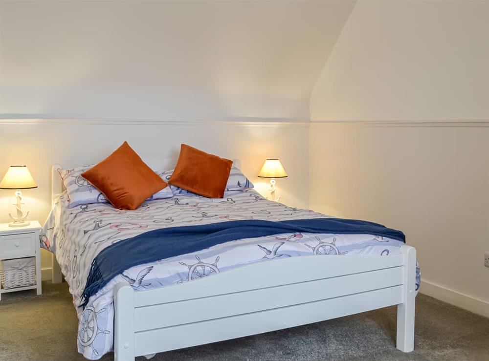 Double bedroom at Anchor Cottage in Portpatrick, near Stranraer, Wigtownshire