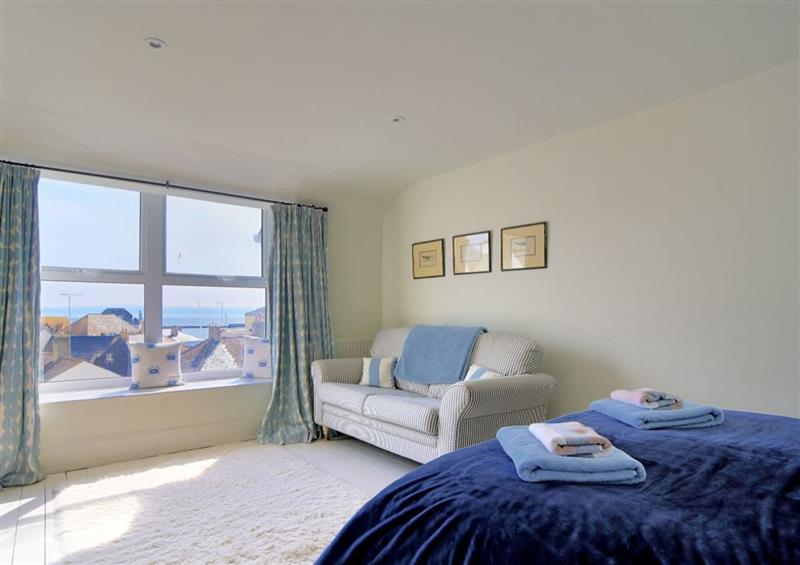 One of the 5 bedrooms at Anchor House, Lyme Regis