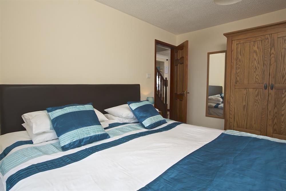 Second bedroom with King size bed at Anchor Ley in Torcross, Kingsbridge
