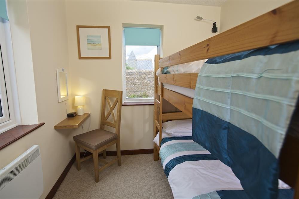 Third bedroom with bunk beds at Anchor Ley in Torcross, Kingsbridge
