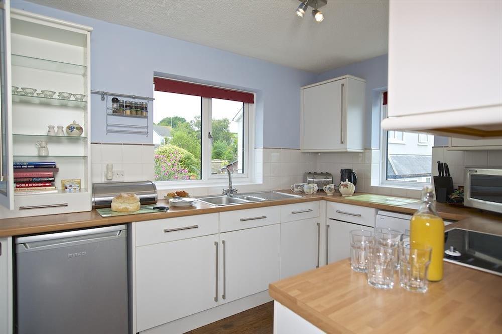 Well equipped kitchen (due for upgrade - Winter 2017) at Anchor Ley in Torcross, Kingsbridge