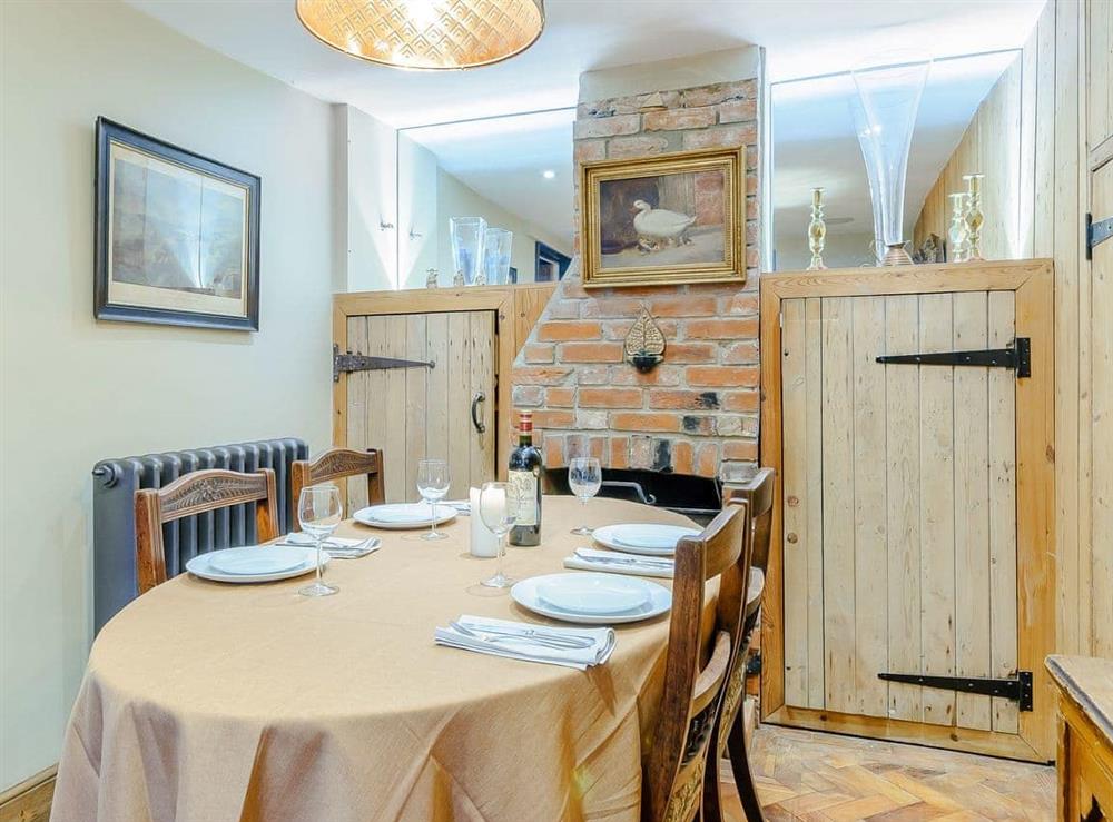 Dining room at Anchor Light Cottage in Faversham, Kent