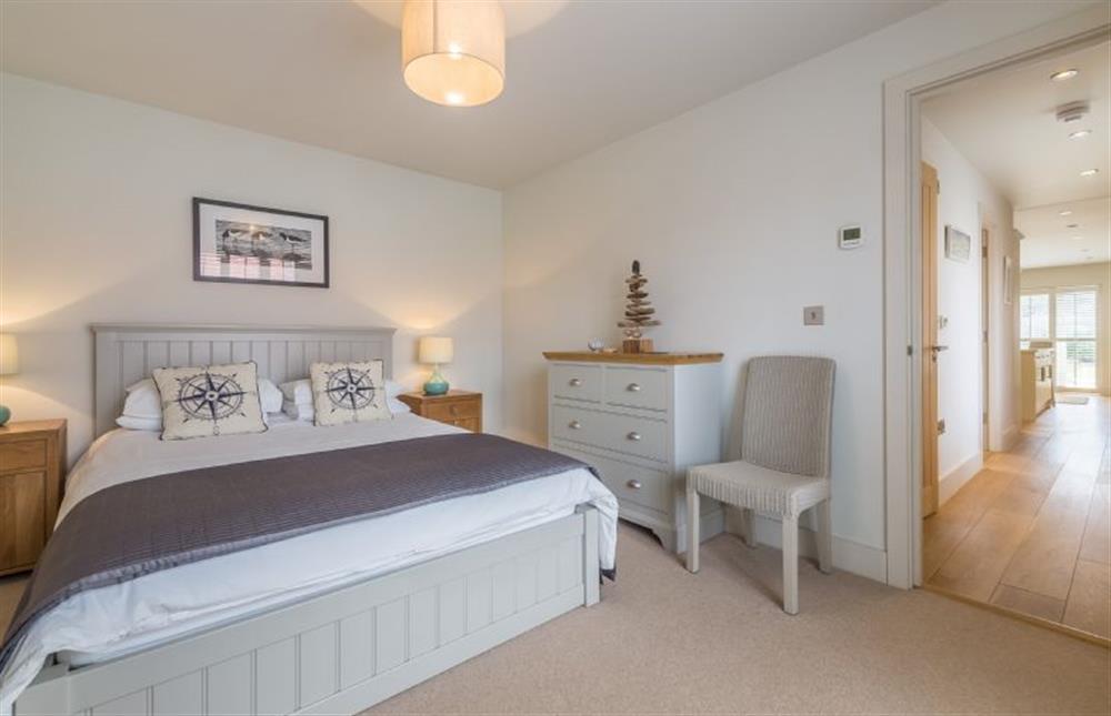 Ground floor: Bedroom three with king-size  at Anchorage, Brancaster near Kings Lynn