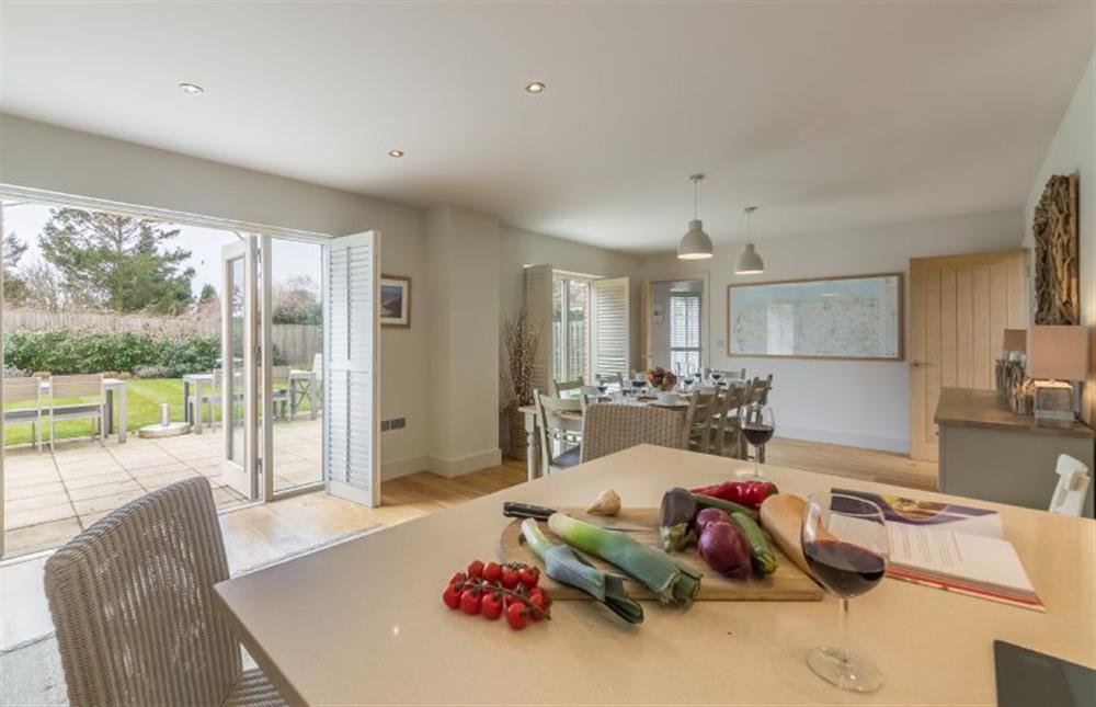 Ground floor: Open plan kitchen/diner with french doors to patio and garden (photo 2) at Anchorage, Brancaster near Kings Lynn