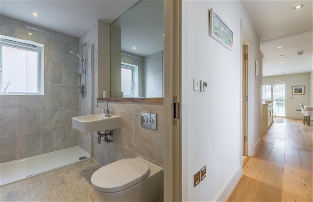 Ground floor:  Shower room with large walk in shower at Anchorage, Brancaster near Kings Lynn