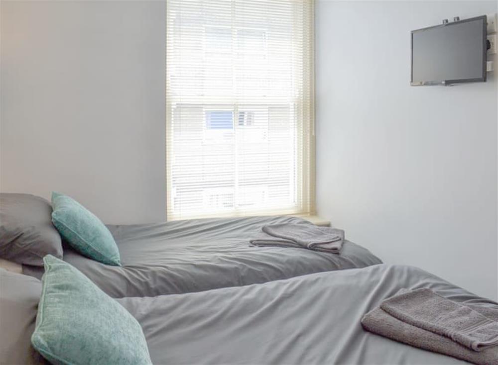 Comfortable twin bedroom at Anchors Away in Filey, North Yorkshire