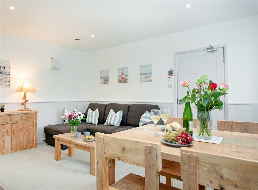 Open plan living space at Anchors Away in Paignton, Devon