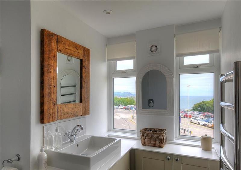 This is the bathroom at Ancient Lights, Lyme Regis