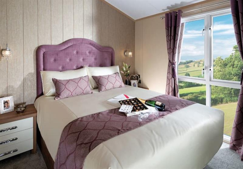 Double bedroom in a Symphony at Andrewshayes Orchard Retreat in Axminster, Devon