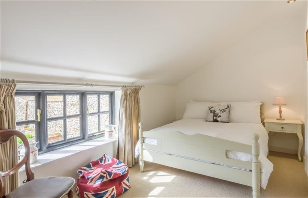 First floor: Bedroom three, family bedroom with double and single at Angel Cottage, Great Walsingham