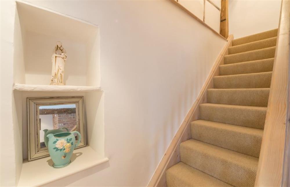 Ground floor: Stairs to first floor at Angel Cottage, Great Walsingham