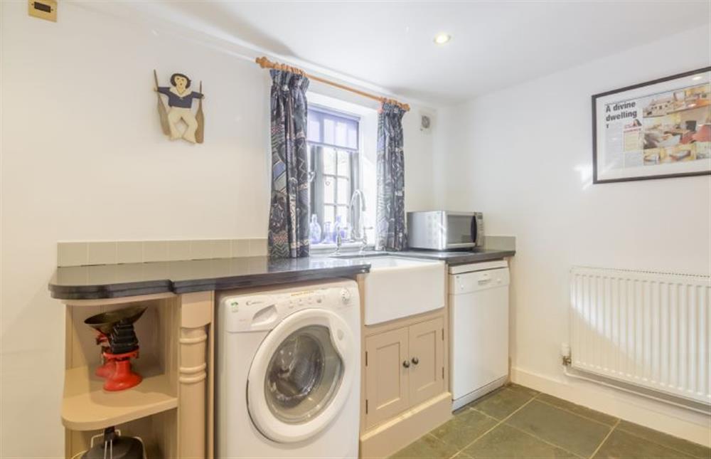Ground floor: Utility room with butler sink at Angel Cottage, Great Walsingham