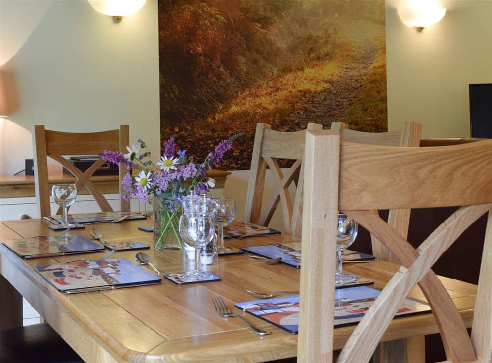 Dining Area at Angel Cottage in Oswaldkirk, near Helmsley, Yorkshire, North Yorkshire