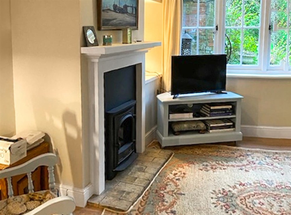 Living area at Angel House in Woodbridge, Suffolk