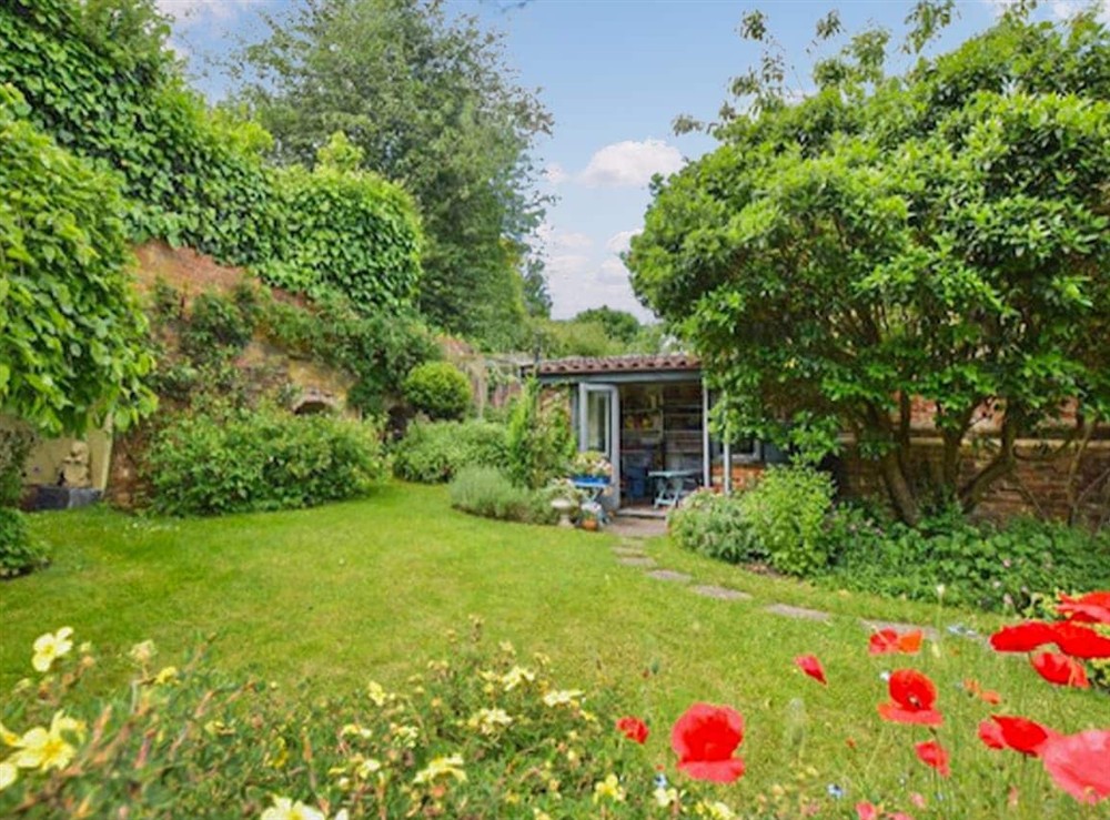 Patio at Angel House in Woodbridge, Suffolk
