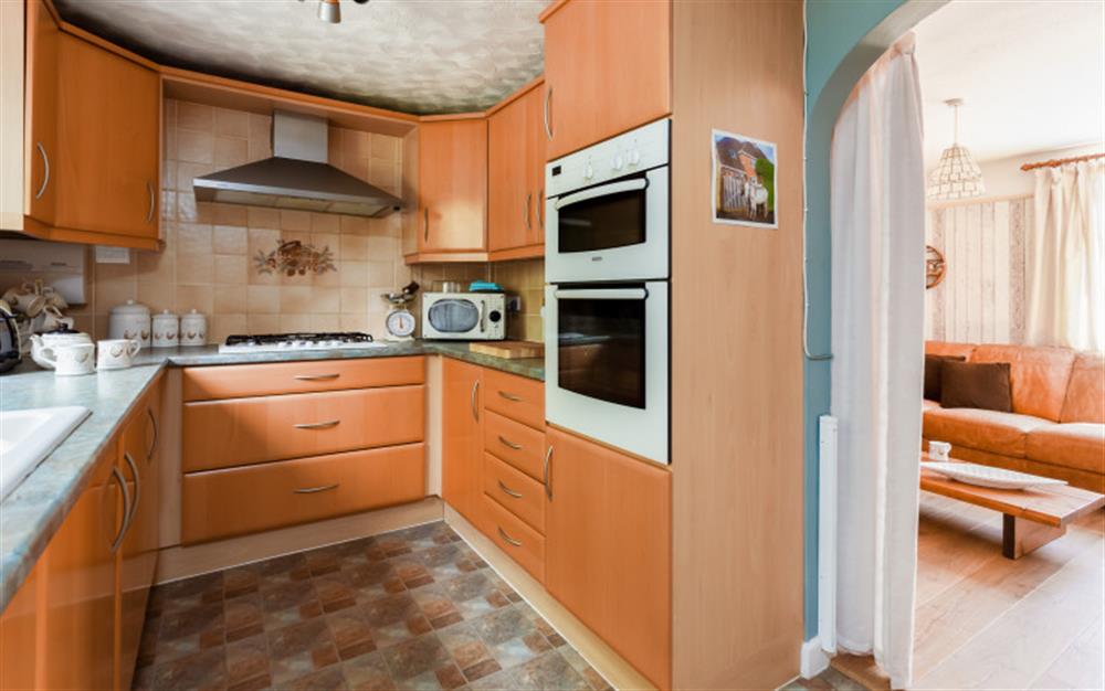 This is the kitchen at Angel Valley Cottage in Brockenhurst