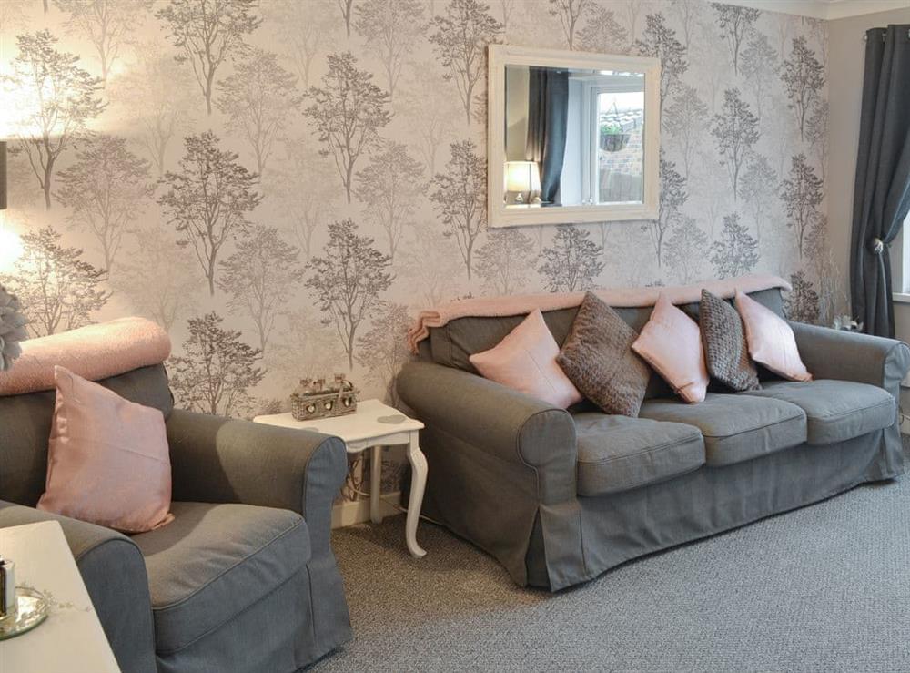 Comfortable seating within living area at Angels Den in Alnwick, Northumberland