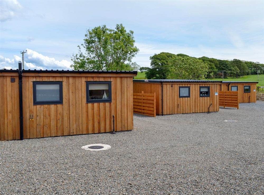 Pod-style accommodation at Annabelles Den in Gatehouse of Fleet, near Kirkcudbright, Dumfries and Galloway, Kirkcudbrightshire