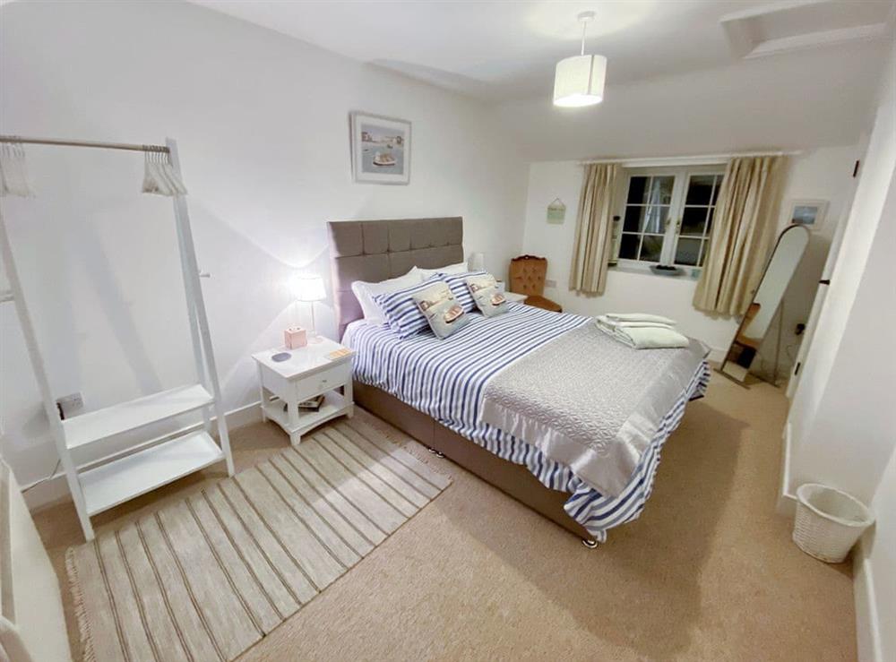 Master bedroom at Annas Cottage in East Burton, near Bamburgh, Northumberland