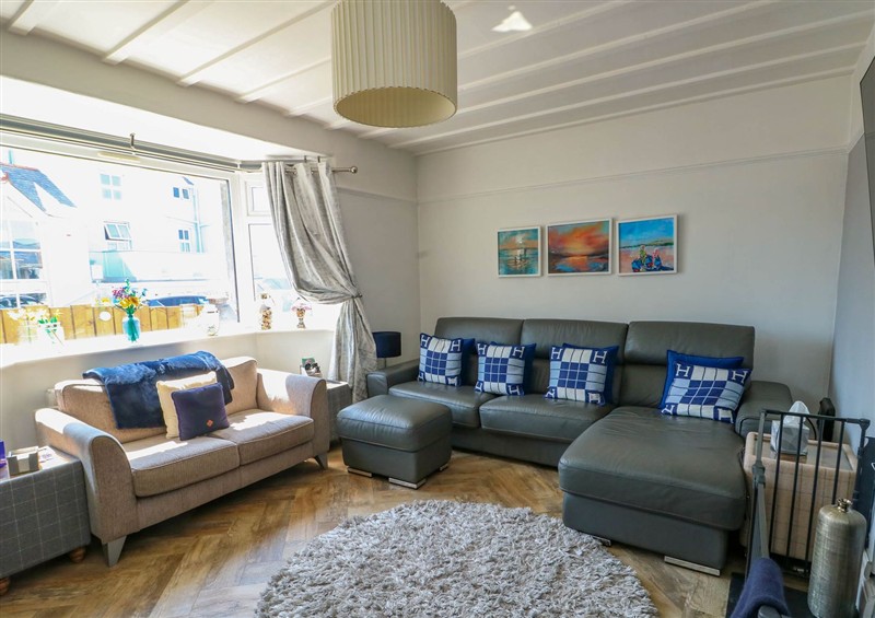 The living room at Annedd Wen, Rhosneigr