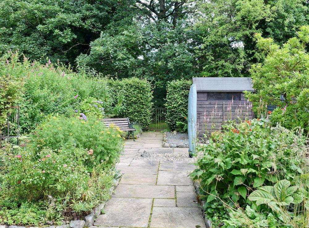 Garden at Annes Cottage in Keswick, Cumbria