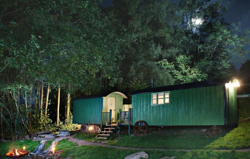 Anne's Hut by moonlight at Annes Hut, Penterry