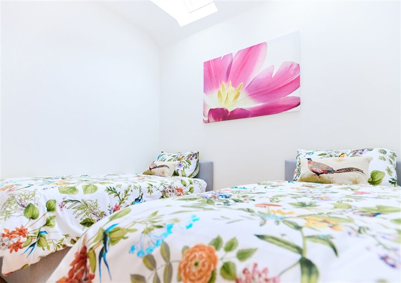 One of the bedrooms at Annexe at Ty Moel Isaf, Pengorffwysfa near Amlwch